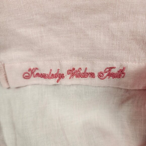 Robert Graham Shirt Mens Borsi S Pink Linen Blend Classic Fit S/S Button Up NWT - Picture 8 of 9